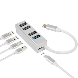 Hubs Mini Typec Hub Docking Station USB 3.0 Splitter One Drag Four StationUSB