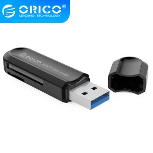 Lecteur de carte Hubs Orico USB 3.0 SD TF Memory Memory Carte Adaptateur pour le lecteur de carte SD MacBook Pro Samsung USB3.0
