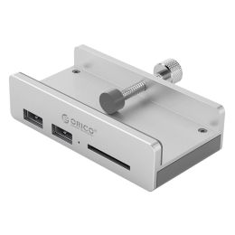HUBS ORICO MH2ACU3 Clip Type USB 3.0 Hub Aluminium Legering Externe multi TF -kaartsleuf USB Splitter Adapter voor desktop laptop