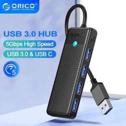 HUBS ORICO USB HUB 3 0 HUB USB Splitter Varios puertos Multi 3.0 USB HUB Tipo C Splitter Extensor Accesorios de computadora USB para el hogar