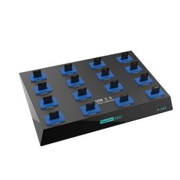 Hubs Sipolar A163 Super Speed 16 Port multiple multiple USB 3.0 Duplicator Hubs pour la carte SD TF U Copie de disque Flash avec un logiciel de copie de lots gratuits