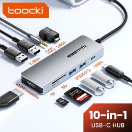 Hubs Toocki 5 Gbps USB C Hub Type C à HDMICOMPATIBLE ADAPTER USB PORT ACCARD