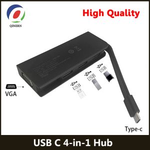 Hubs usb c 4in1 hub type c hub to vga adapter docking state USB 3.1 pour Lenovo thinkpad t14 x13 x390