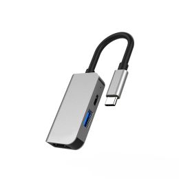 Hubs USB Hub C Hub naar Multi USB 3.0 HDMI -adapter 87W Fast Charge Adapter voor MacBook Pro Type C 3.0 Splitter 3 Port USB C Hub