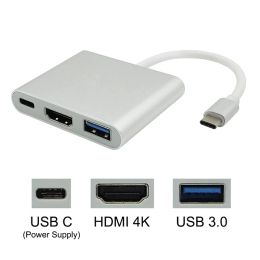 Hubs usb tycp hub to hdmicompatible 4k support samsung dex converter adapter tycp to hdmi USB 3.0 aluminium for Apple macbook