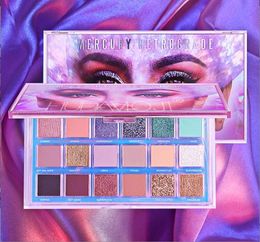 HUDAMOJI Cross border 18 Color Mercury Retrograde eye shadow Pearlescent Matte Micro Shining Sheet Coloring without Stain4837644