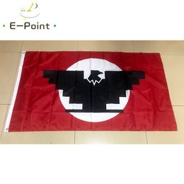 Huelga Bird Flag 3 * 5ft (90cm * 150cm) Bandera de poliéster Decoración de la bandera Bandera de jardín de casa que vuela Regalos festivos