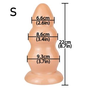 Enorme Butt-dildo's stimuleren Anus Vagina Plug Anale Dilatator Met Zuignap Unisex Speelgoed Masturbator Sex Shop