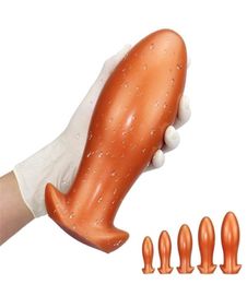 Enorme plug anal brinquedos sexuais para mulheres homens massageador de próstata bdsm brinquedo sexy grande vibrador plugues anal sexshop adulto buttplug 22089790589
