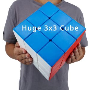 Énorme cube 18,8 cm 3x3 Cube Super Big 3x3 Magic Cubes 3x3x3 Magic Cubes Speed Cubetoy for Children Gift 14 + Y Puzzle