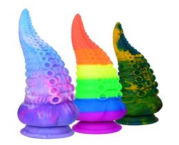 Énorme gode jouets anaux lesbiens ventouse tentacule de poulpe pénis artificiel 29324234526