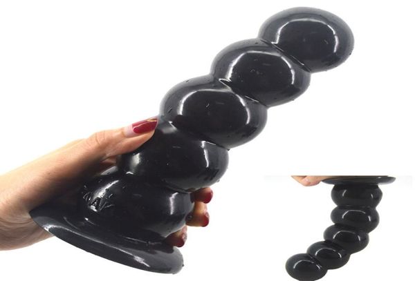 Énorme gode épaississant 236 pouces en boîte anal perles dilator Strong Big Sucker G Spot Stimulation Super Long Plug Buttplug Sex Shop C5165166