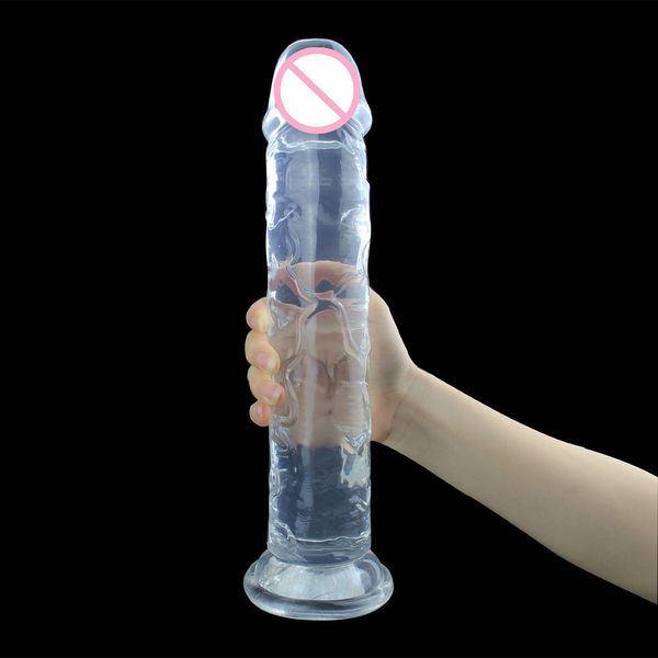 Enorme carne realista Dildo Vagina Anal Butt Plug correa en el pene ventosa para mujer adulto vibrador Sex Toy Shop Pussy Pump Y201118