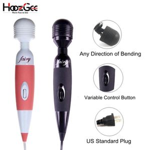 Enorme G-spot Vibrator voor Vrouwen Seksspeeltjes Krachtige Toverstaf AV Stok Clitoris Stimulator Massager Elektrische Volwassen Producten5293204