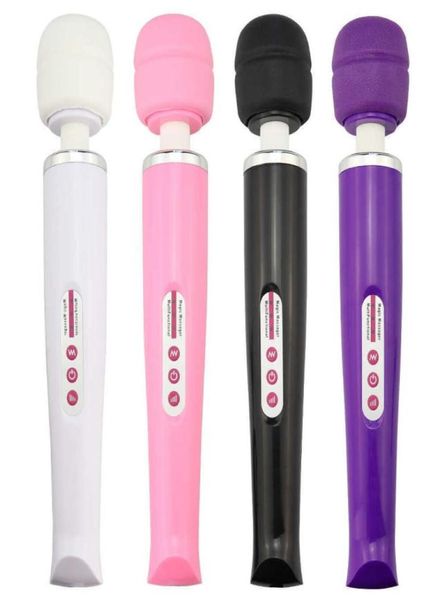 Enorme varita mágica vibrador estimulador de clítoris juguetes sexuales para mujer potente carga USB Av Stick vibradores mujeres productos para adultos 5304287