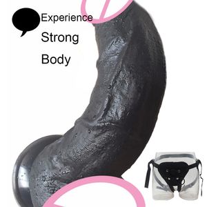Enorme siliconen dildo realistische zwarte penis voor vrouw paar strapon met zuignap vrouwelijke masturbatie sexy speelgoedwinkel