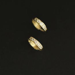Huggie GOLDtutu 9k boucles d'oreilles en or véritable créoles boucles d'oreilles cercle bijoux minimalisme 2022 nouveau