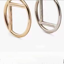 Huggie Hoop Boucles d'oreilles Designer Gold Silver Boucles d'oreilles pour femmes Bijoux Luxurys Mode Big Circle Boucle d'oreille Lettres F Stud Hoops Gros G2
