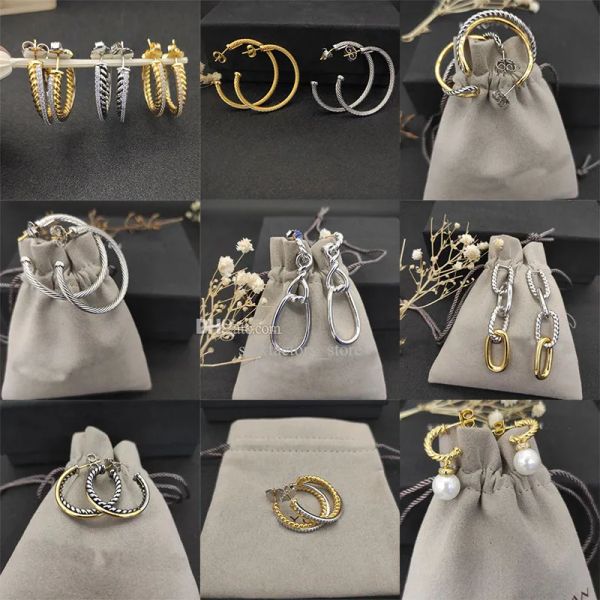 Boucles d'oreilles de perles de pote Huggie Hoops en gros de luxe Crystal Rignestone Géométrique Bijou de mariage de mode de mariage Sleat à boucle d'oreille pour femmes