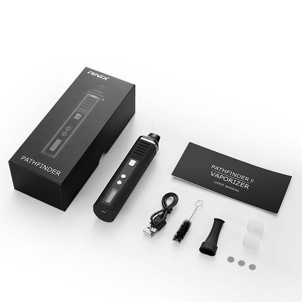 HUGO VAPOR ANIX Pathfinder V2 Vaporizador de hierba seca Hervir en seco Termostato para hornear Vaporizador Batería Cámara de calentamiento Pantalla visible