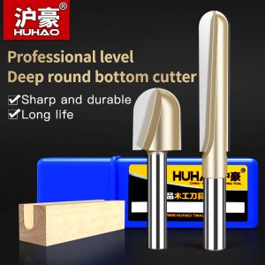 Huhao Round Nose Router Bits12,7 mm Schank CNC Woodworking Tools Tungsten Round Nosfrezen Cutter voor hout