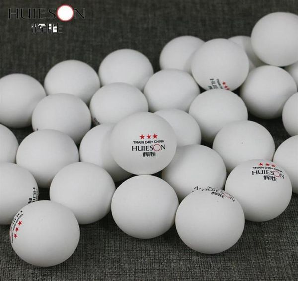 Huieson 100 Unids 3Star 40mm 2 8g Pelotas de Tenis de Mesa Pelotas de Ping Pong para Partido Nuevo Material Pelotas de Entrenamiento de Mesa de Plástico ABS T190924890029