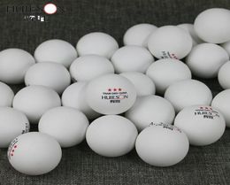 Huieson 100 pièces 3 étoiles 40mm 28g balles de tennis de table balles de ping-pong pour match nouveau matériau ABS balles d'entraînement de table en plastique T190927652875