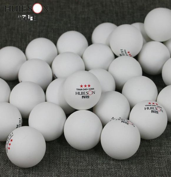 Huieson 100 PCS 3star 40 mm 28 g Mesa Bolas de tenis Ping Pong Balls para coincidir con Material Nuevo ABS Ballas de entrenamiento de mesa de plástico T190927510413
