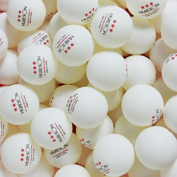 Huieson 30 50 100 inglés nuevo Material pelotas de tenis de mesa 3 estrellas 40 ABS plástico pelotas de ping-pong pelotas de entrenamiento de tenis de mesa 20120275e