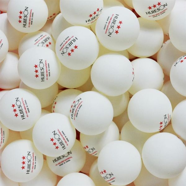 Huieson 30 50 100 inglés nuevo Material pelotas de tenis de mesa 3 estrellas 40 ABS plástico pelotas de ping-pong pelotas de entrenamiento de tenis de mesa 20120326z