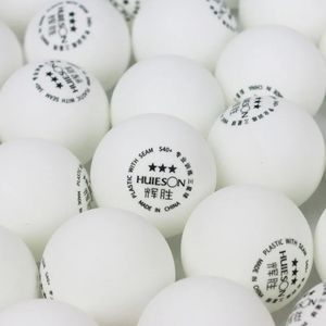 Huieson 50 100 stks/partij 3 Ster ABS Plastic Tafeltennisballen 40 2.8g Milieu PingPong Ballen voor volwassenen Match Training 240123