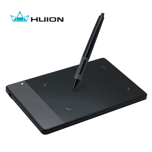HUION 420 tablette de dessin graphique professionnelle tablette de signature tablette numérique (OSU parfait) avec dix pointes de stylo cadeau