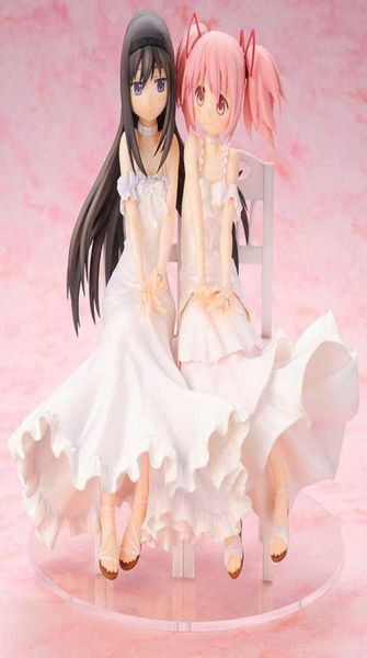 Huiya01 Anime Puilla Magi Madoka Magica Akemi Homura Kaname Madoka Belle statue Girls Figure Toys Q07229261508