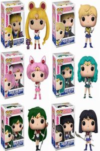 Huiya01 Sailor Moon Figura Ornamento Modelos de acción Juguetes coleccionables para regalos Q05227048621