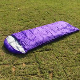 Huiya05 enveloppe Camping en plein air sac de couchage adulte Portable Ultra léger voyage randonnée avec casquette DLH439