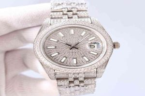 Huiya06 Volledige diamantheren automatisch mechanisch horloges Casual Big Name Designer Gold Watch Fashion Luxury Ladies Watch Relojes de 6908693