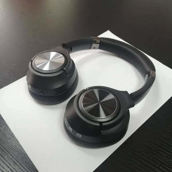 Nouveaux écouteurs Bluetooth sans fil à réduction de bruit active à double alimentation ANC de Huizhou Factory