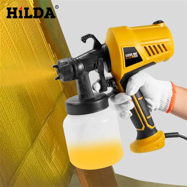 Hulpmiddelen Hilda 800 ml de peinture électrique pulvérisateur 500 W à haute pression détachable pistolet de pistolet de pistole