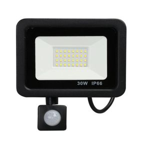 Capteur de corps humain Éclairage extérieur Projecteurs IP66 Étanche 10300w Lampe à induction PIR Capteurs de mouvement intelligents Mur LED Ligh2773426