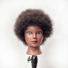 Wigs bouclés humains True Hair Modèle faux modèle humain Modèle de tresse de tresse