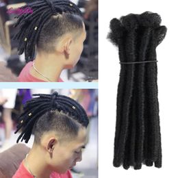 Cheveux humains en vrac LUOYUDU Main Dreadlocks Synthétique Tressage Extensions de Cheveux Noir Crochet Tresses Crochet Cheveux Organiques Pour Afro Femmes Et Hommes 230906