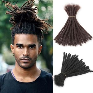 Cheveux humains en vrac synthétiques Dreadlocks Crochet fait à la main s pur et Ombre Reggae tressage pour Afro hommes femmes 231025