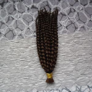 Bundles de cheveux humains Cheveux péruviens 1 Bundles en vrac sans trame 100G sans trame en vrac de cheveux humains pour le tressage