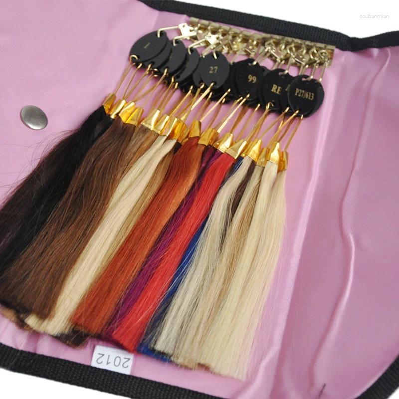 Human Hair Color Chart Ring Extensions 32 Colors Extension Accessory