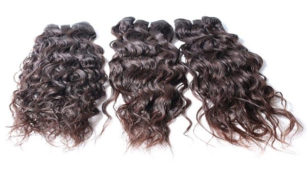 Paquetes de extensiones de cabello humano, proveedores completos, extensiones de cabello virgen alineadas con cutícula cruda, paquetes con ondas de agua para mujeres 3050034