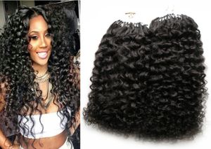 Extensions de cheveux humains Micro boucle 1g bouclés 200g 1gs 200s crépus bouclés micro boucle extensions de cheveux humains8322738