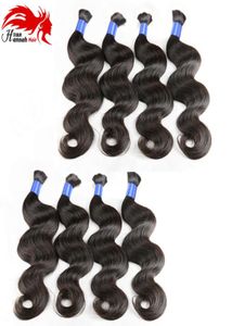 Cheveux humains pour micro tresses Cheveux en vrac Pas de trame brésilienne Brésil Body Wave Human Human Hair Extensions 6827169