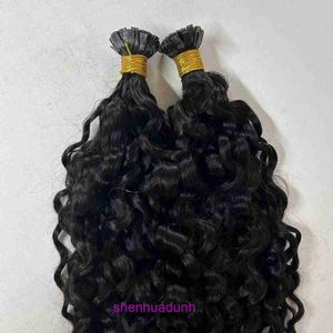 Human Hair Silk Flat Extensions Natural Color WAVY TRTN