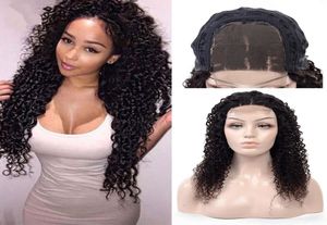 Perruques de cheveux humains en dentelle Brésilienne Brésilienne Coiffure bouclée 4x4 Close Lace Wig Remy Virgin Hair 180 Density Wigs for Black Women4096856