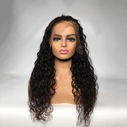 Menselijk haar Pruiken Kant Front Pruik Water Wave Groothandel Goedkope Prijs 150 Dichtheid Remy Haar Pruik